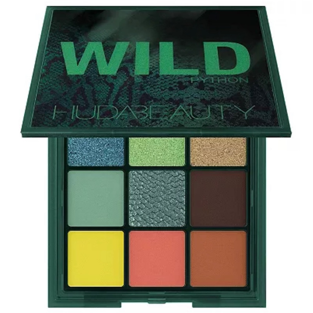 💚LAST ONE💚NWT HUDA BEAUTY Wild Obsessions Eyeshadow Palette IN PYTHON 🐍